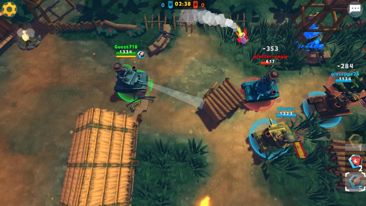 Zoo War: 3v3 Tank Online Games screenshot 5
