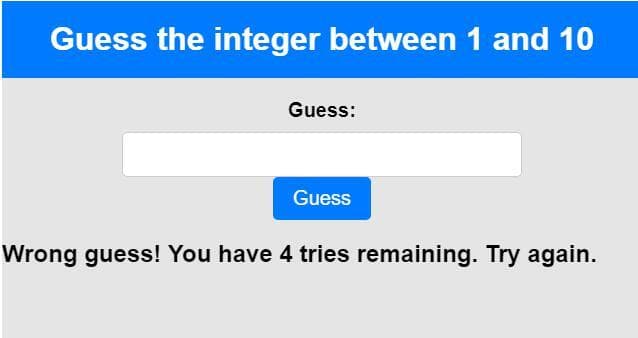 Integer Guessing screenshot 3