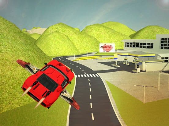 Flappy Flying Car Demolition n Furious Racing screenshot 4