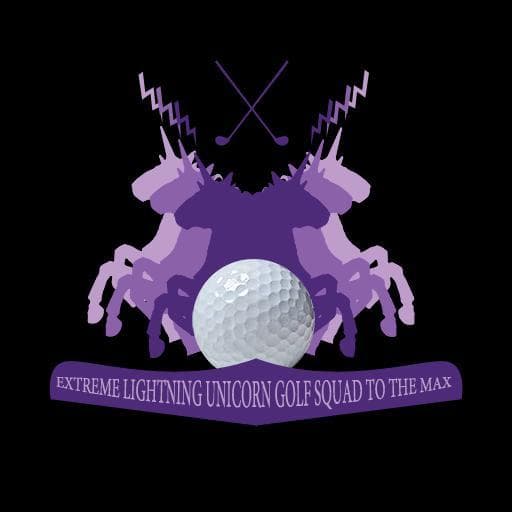 Extreme Lightning Unicorn Golf Squad To The Max