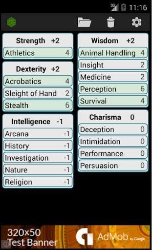 Fifth Edition Character Sheet screenshot 4