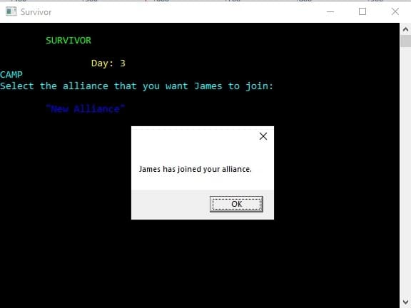 Survivor Simulator (GilbertGames) screenshot 2
