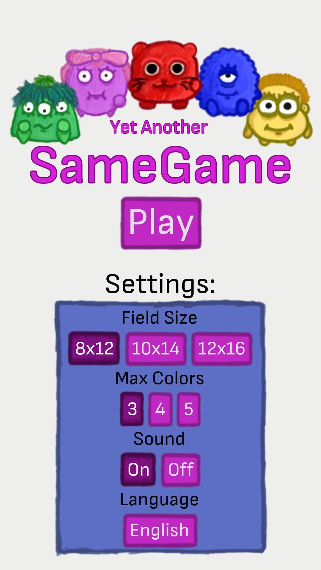 Yet Another SameGame screenshot 2
