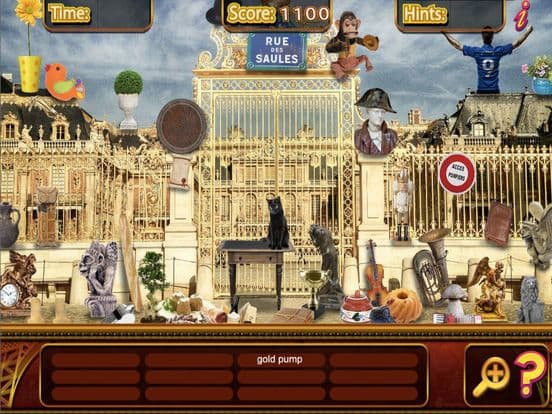 Hidden Objects Paris Adventure Object Time Puzzle
