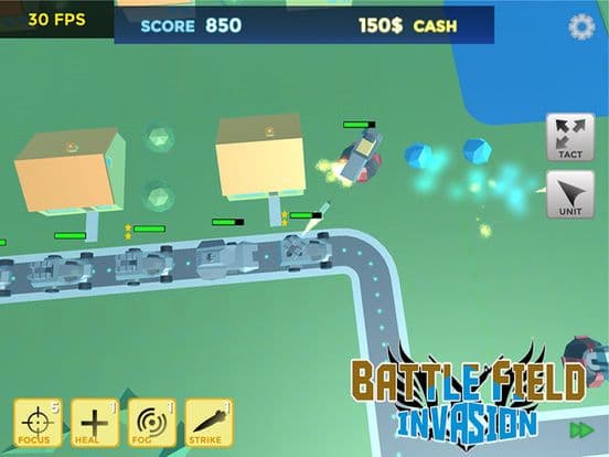 BATTLE FIELD INVASION - FREE 3D WAR STRATEGY GAME screenshot 5
