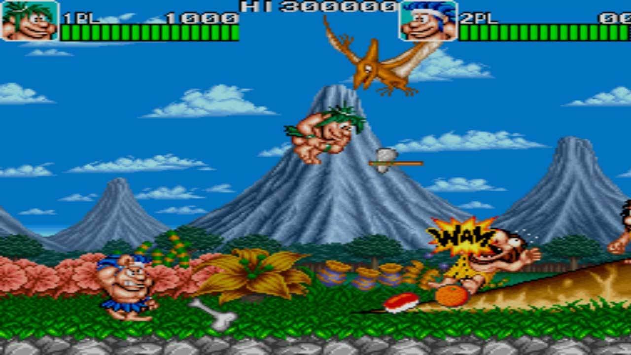 Johnny Turbos Arcade Joe and Mac Caveman Ninja