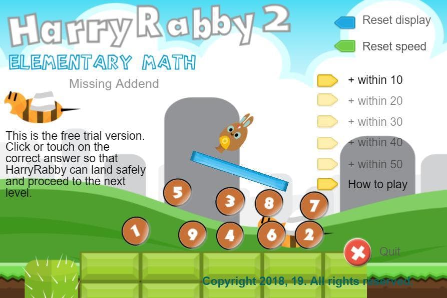 HarryRabby 2 Elementary Math - Missing addends screenshot 4