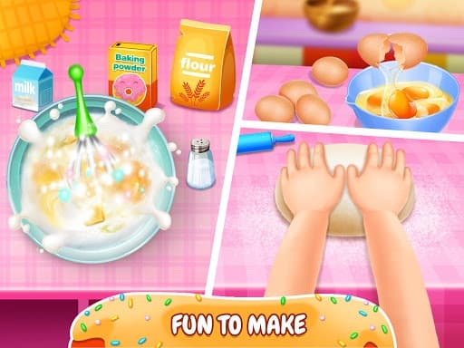 Crazy Donut Cooking Chef - Deep Fried Food Maker screenshot 2