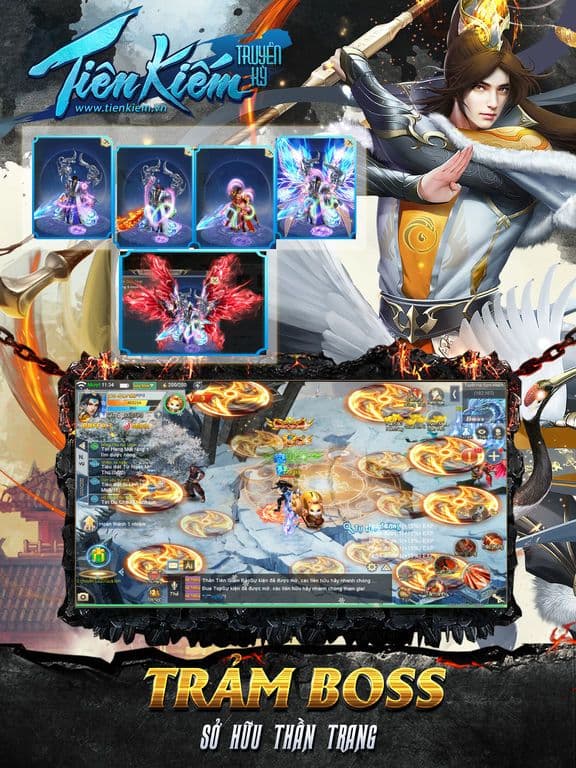 Tiên Kiếm Truyền Kỳ Mobile screenshot 4