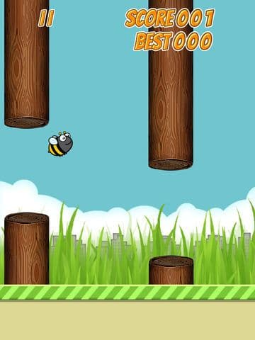 Flappy Bug Free Game screenshot 2
