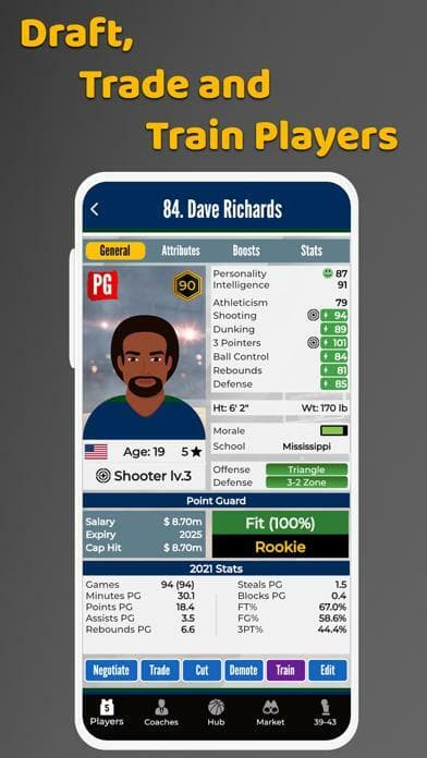 Ultimate Basketball GM screenshot 3