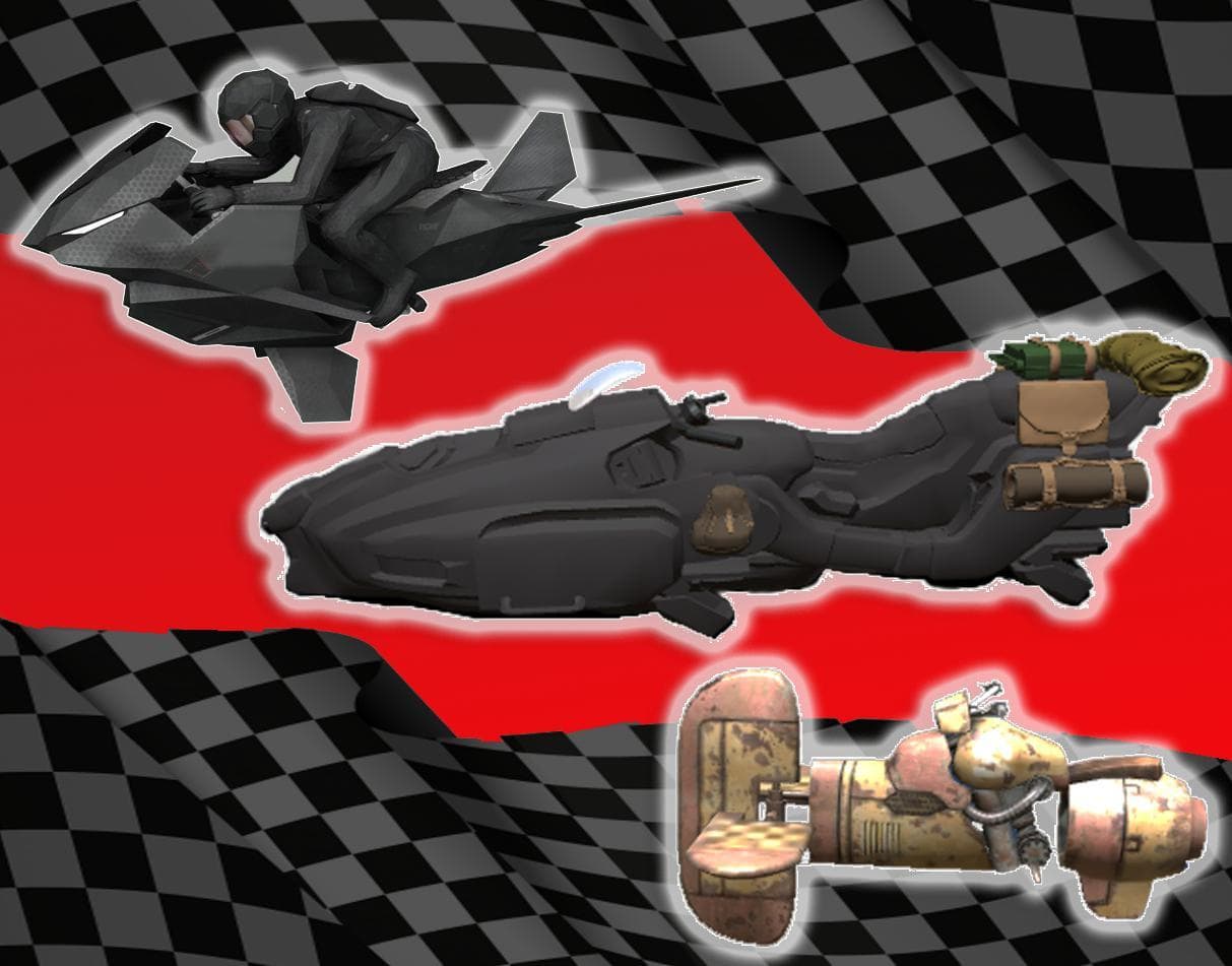 VR HOVERBIKE (for Cardboard VR Headsets) screenshot 2