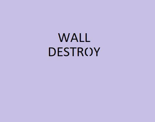 WALL DESTROY