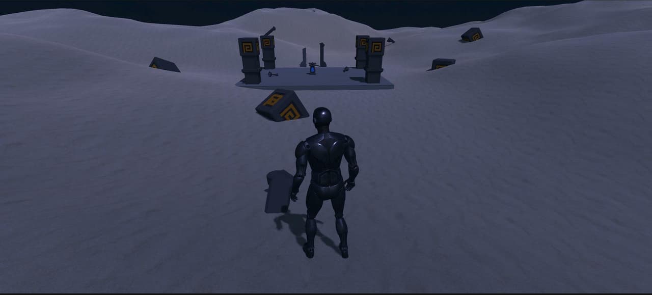 Night Desert Scene screenshot 3