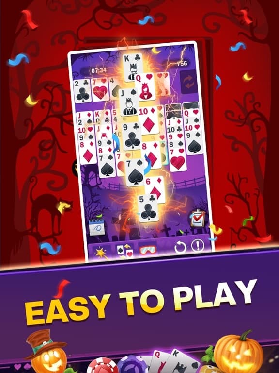 Freecell Solitaire:Halloween screenshot 5