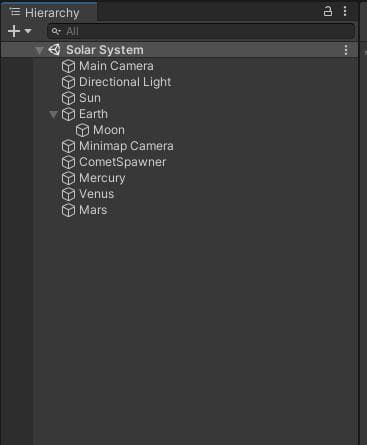 Solar System Project (orottet) screenshot 2