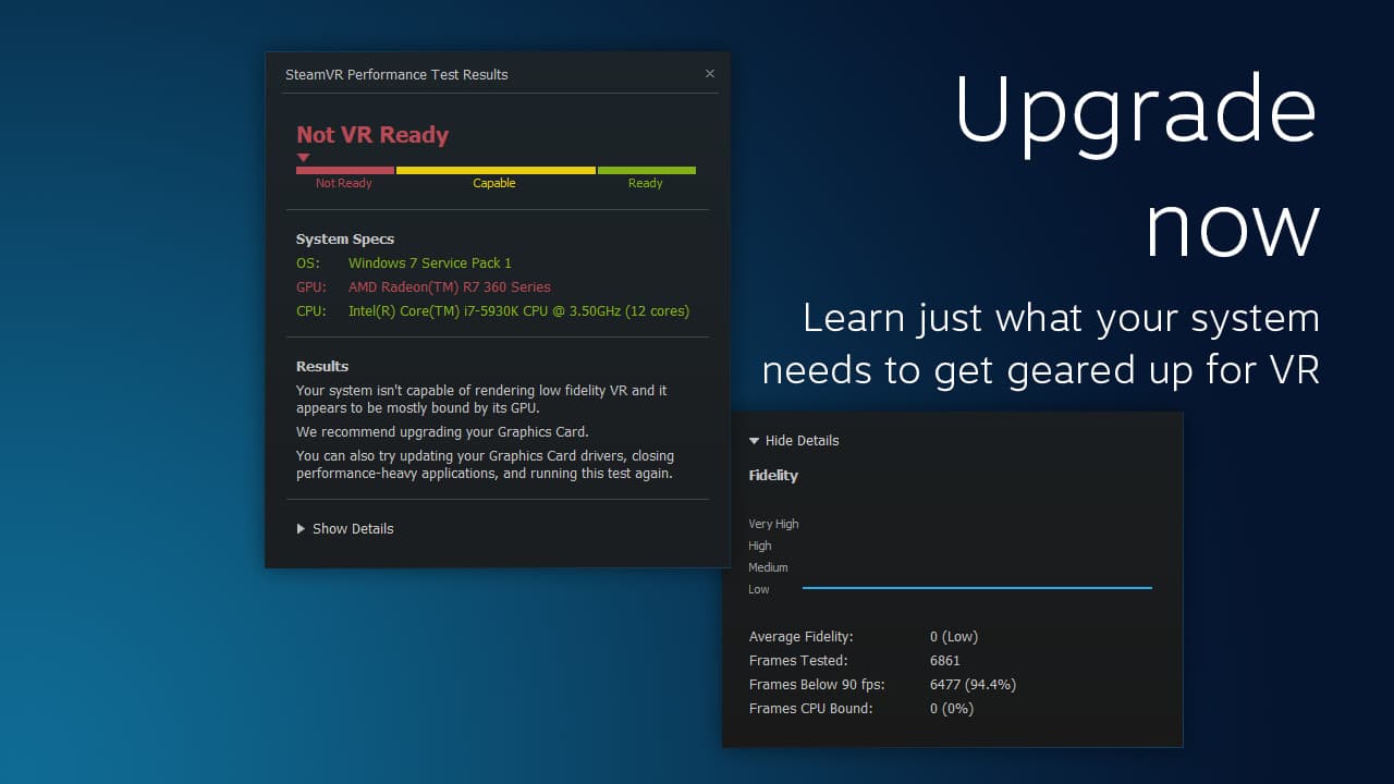 SteamVR Performance Test screenshot 4