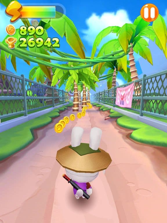 Run Ninja Rabbit Run screenshot 5