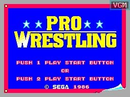Pro Wrestling (1986) screenshot 5