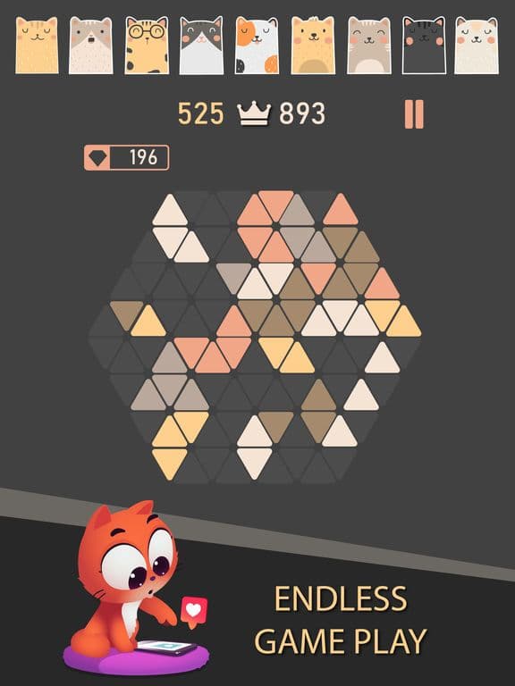 Trigon: Triangle Block Puzzle screenshot 5