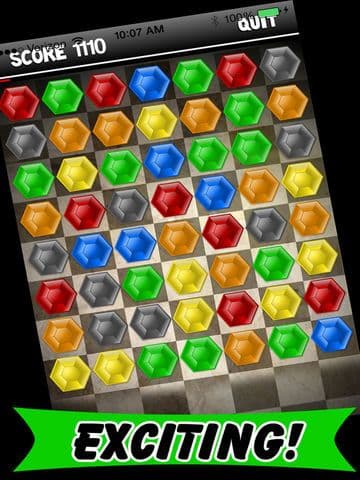 Crazy Gems Blitz – Match Three Multiplayer Social Connecting Puzzle Game screenshot 2