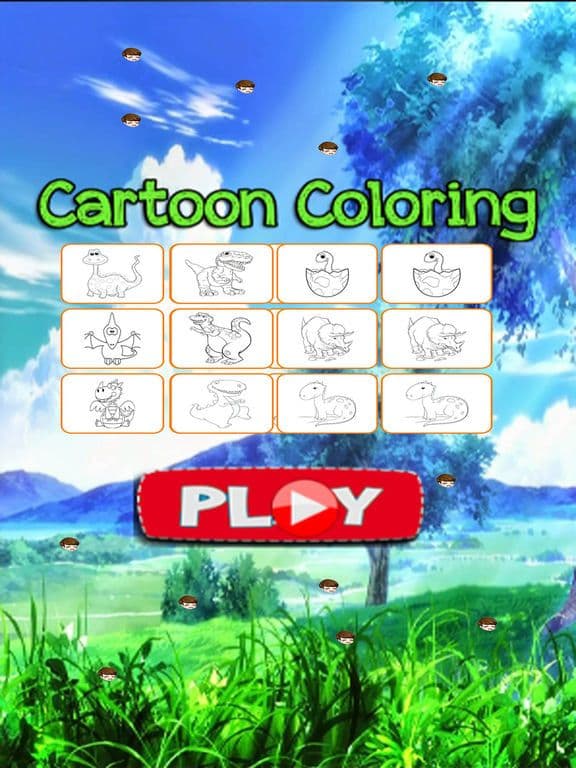 Coloring Book Cartoons For Kids screenshot 2