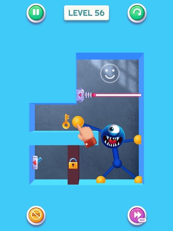 Blue Monster: Stretch Game screenshot 2