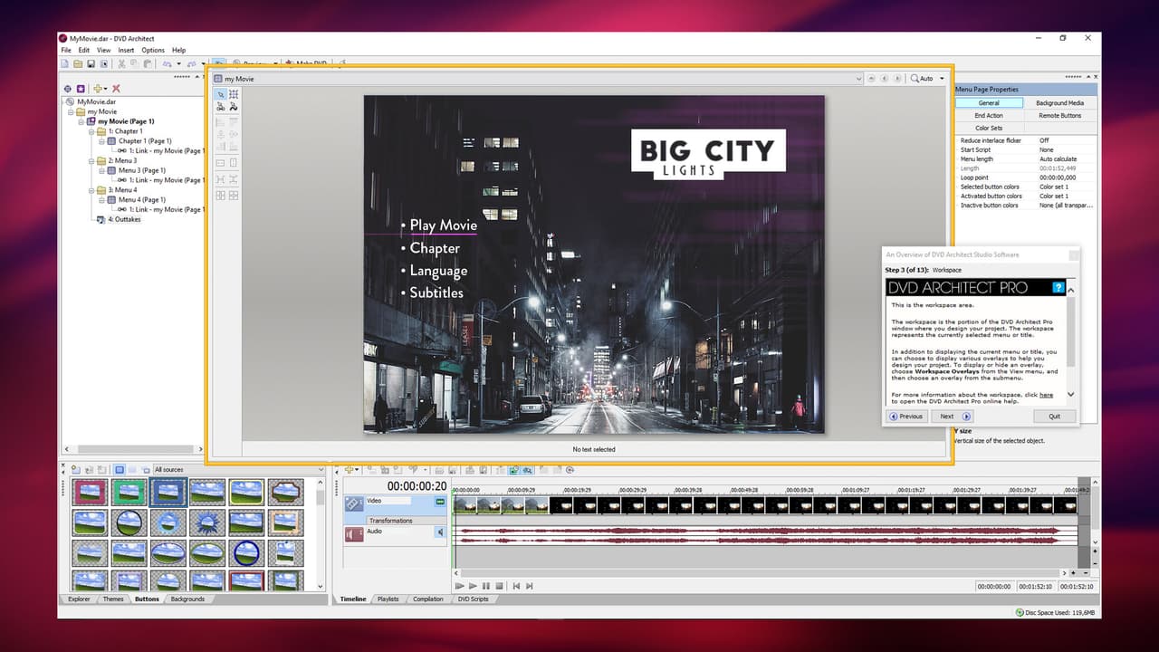 VEGAS DVD Architect screenshot 3