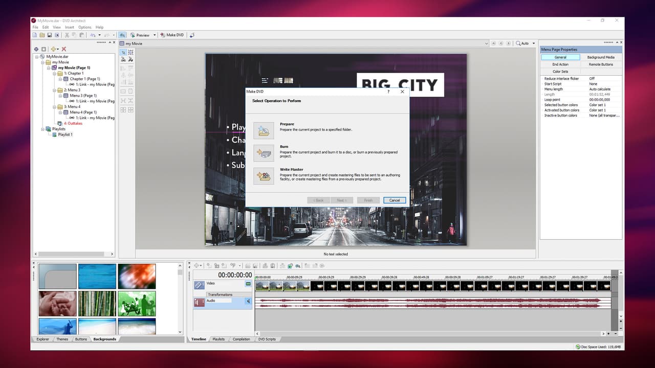 VEGAS DVD Architect screenshot 5