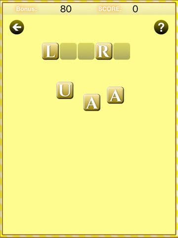 Wordmixer - The scrambled letters - Free screenshot 3