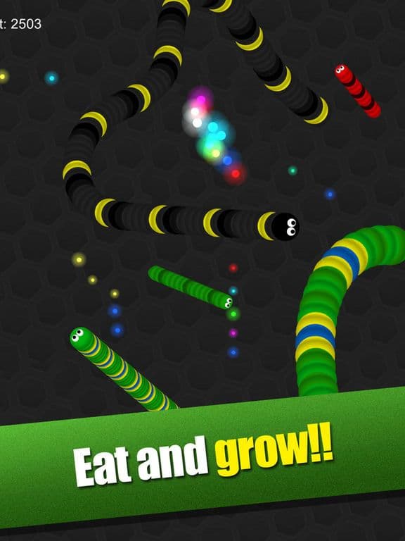 Crazy Wiggle.Io - Glowing Slither Unlocked Version screenshot 4