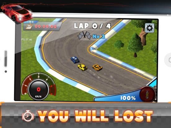 Finger Racer 3D screenshot 2
