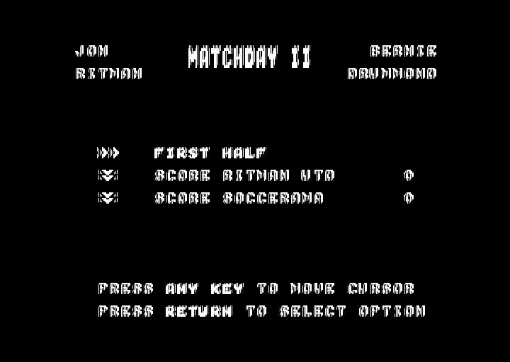 Match Day II screenshot 4