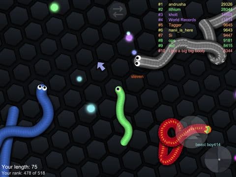 Flashy Snake - Rolling Worm All O Skins Unlocked screenshot 5