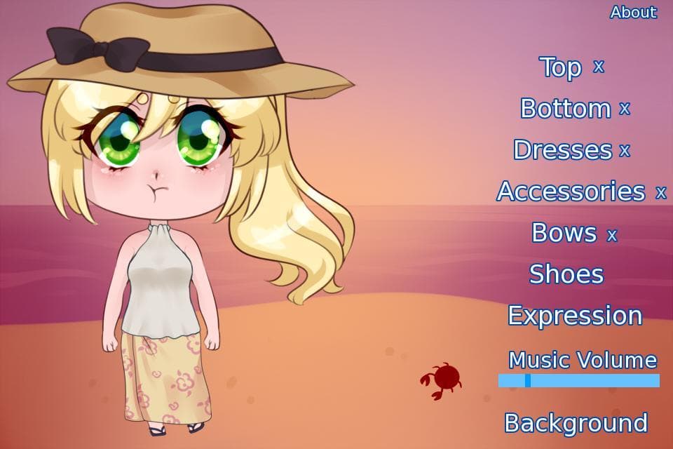 Melody Dress-up Game screenshot 2