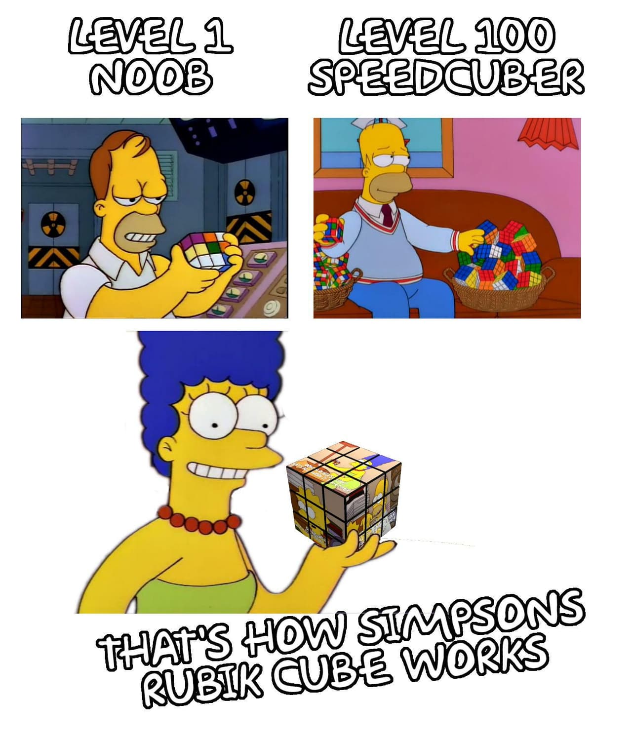 "Ooh, a Rubiks Cube!"