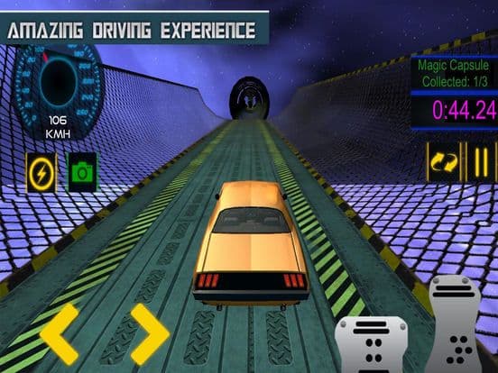 Impossible Car Tracks Space screenshot 3