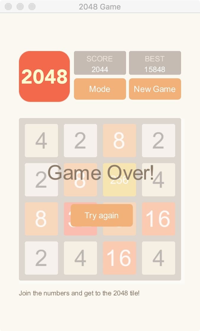 The 2048 Game screenshot 5