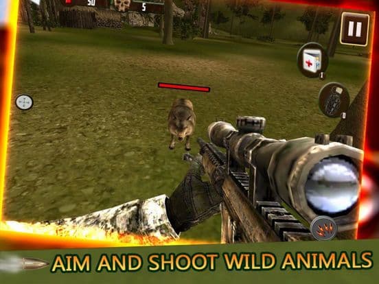 Jungle Hunter Animal - Wolf Shoot Wild screenshot 2