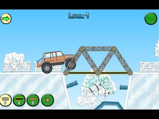 Frozen bridges - Bridge construction simulator screenshot 2