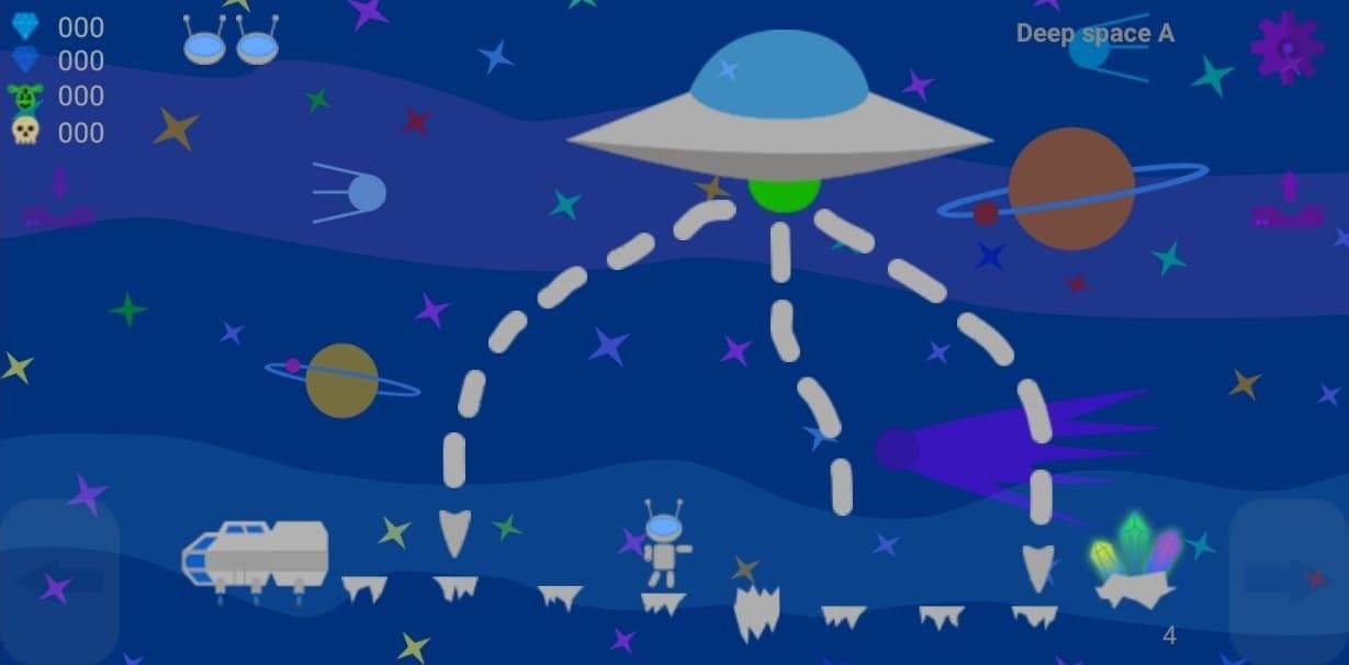 Treasure hunter. Deep space screenshot 2