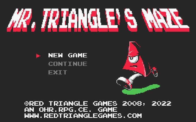 Mr. Triangles Maze (itch) screenshot 2