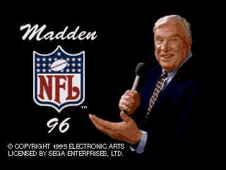 Madden NFL 96 screenshot 2