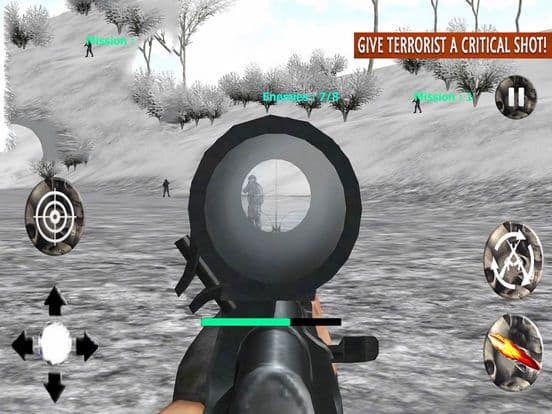 War Brave Sniper: Snow Mountai screenshot 2
