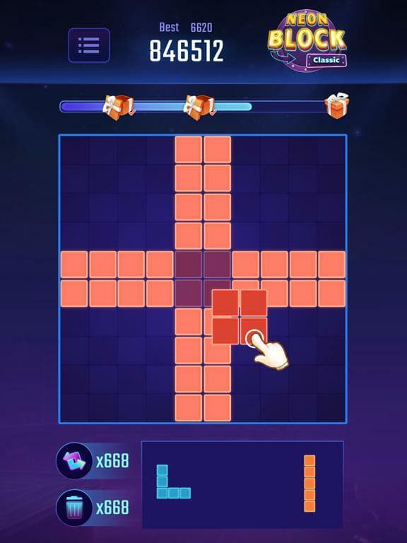 Neon Block Classic screenshot 3