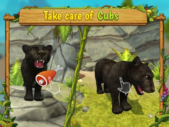 Panther Family Sim: Jungle screenshot 4