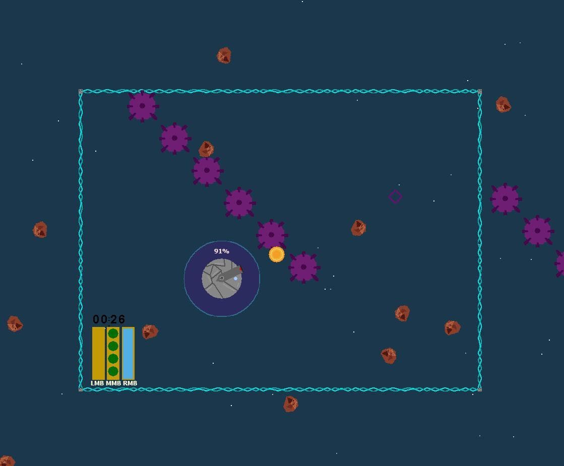 Sector Survival (gmtkjam-07-17) screenshot 2