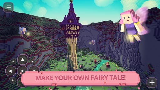 Fairytale Blocky Girls Craft screenshot 5