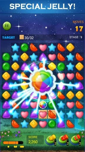 Jelly Star Night screenshot 3