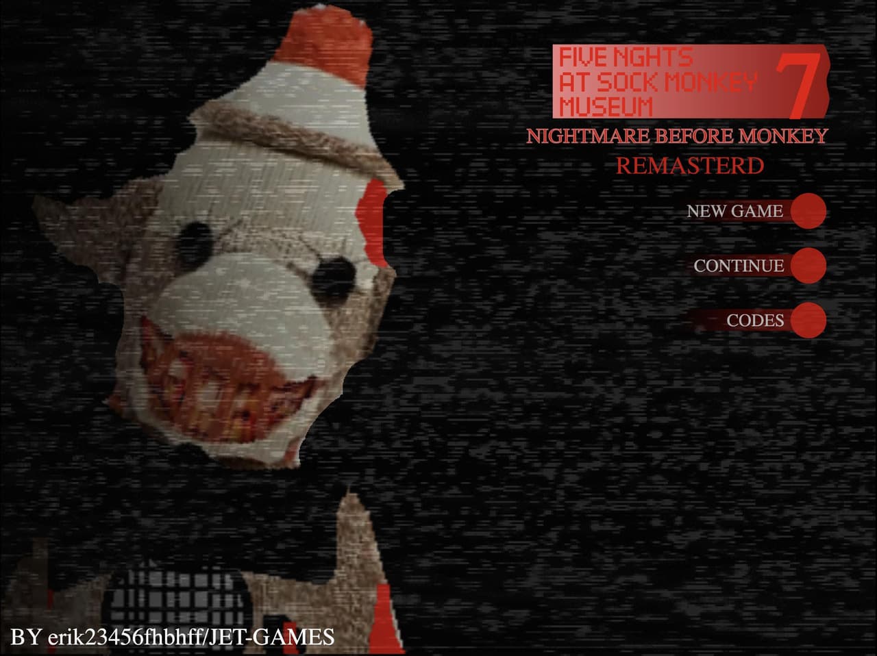 Five Nights at Sock Monkey Museum 7 Nightmare Before Monkey REMASTERED screenshot 2